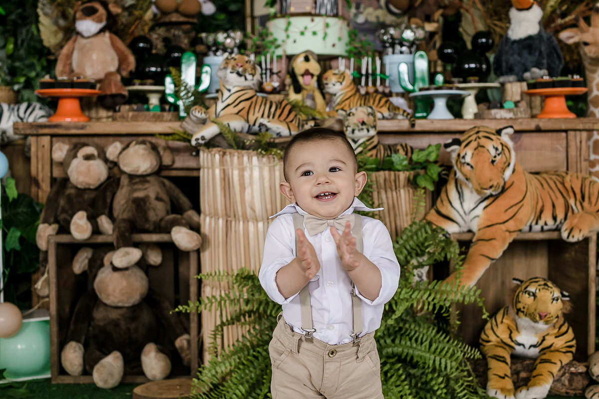 aniversário de 1 ano do gabriel no condominio da família