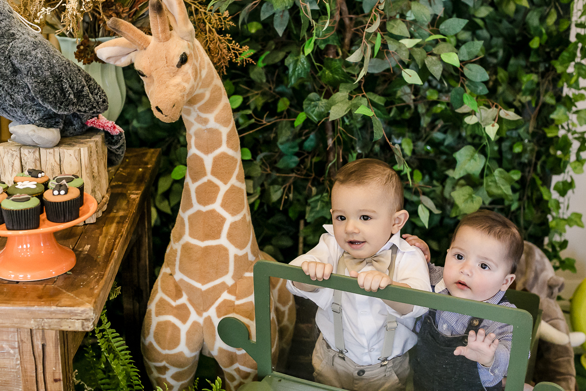 aniversário de 1 ano do gabriel no condominio da família