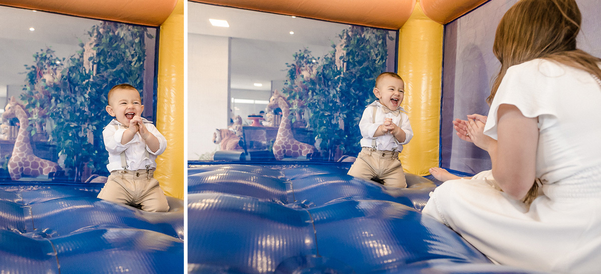 aniversário de 1 ano do gabriel no condominio da família