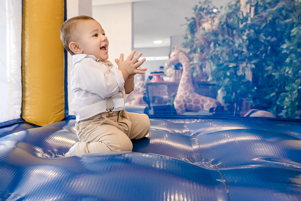 aniversário de 1 ano do gabriel no condominio da família