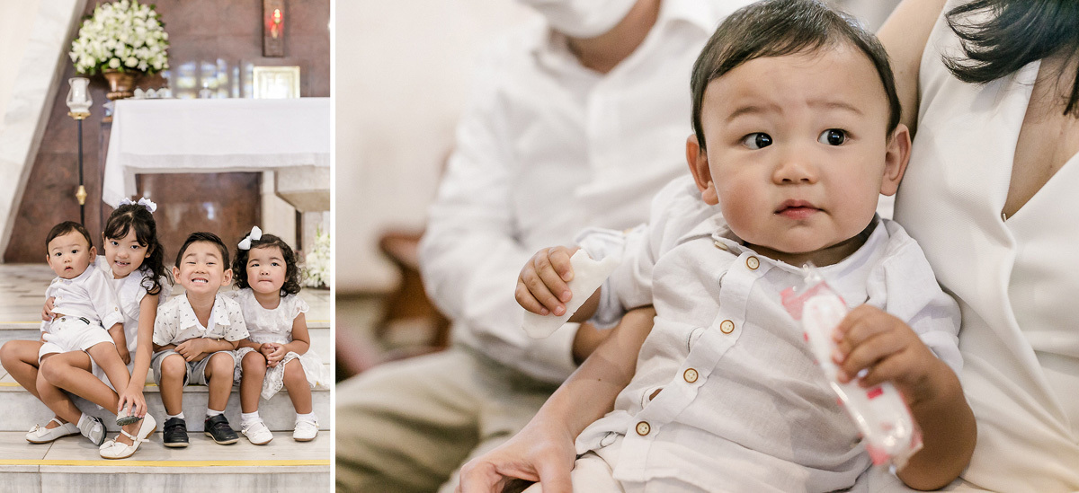 Fotos em familia na paroquia santo ivo. Batizado do rafa, gabi e lucas