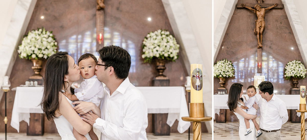 Fotos em familia na paroquia santo ivo. Batizado do rafa, gabi e lucas