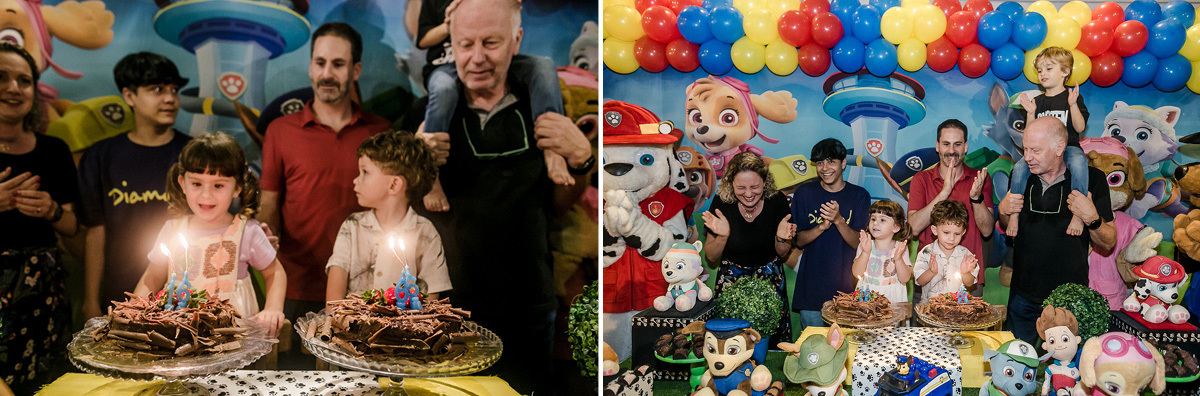 fotos do aniversario de 3 anos da Mariana e do Felipe no Buffet Espaço buticabeira em pinheiros zona oeste sp