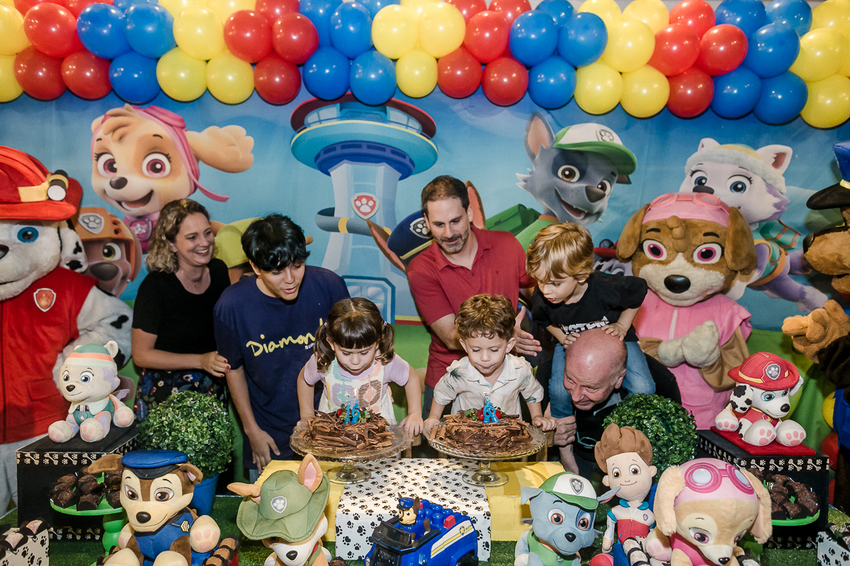 fotos do aniversario de 3 anos da Mariana e do Felipe no Buffet Espaço buticabeira em pinheiros zona oeste sp