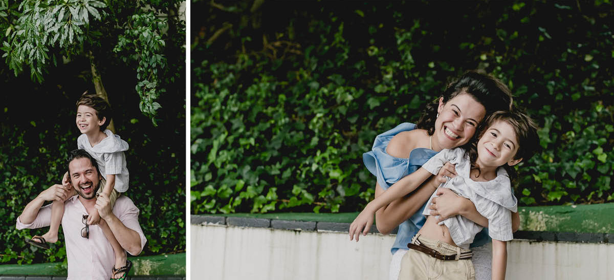 foto com o papai e com a mamãe no inicio da festa