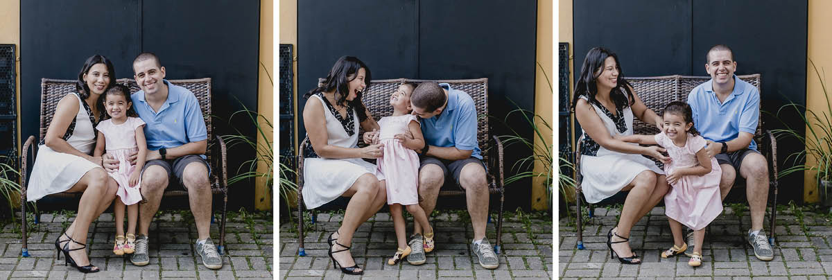 papai e mamãe fazendo cosquinha na pietra