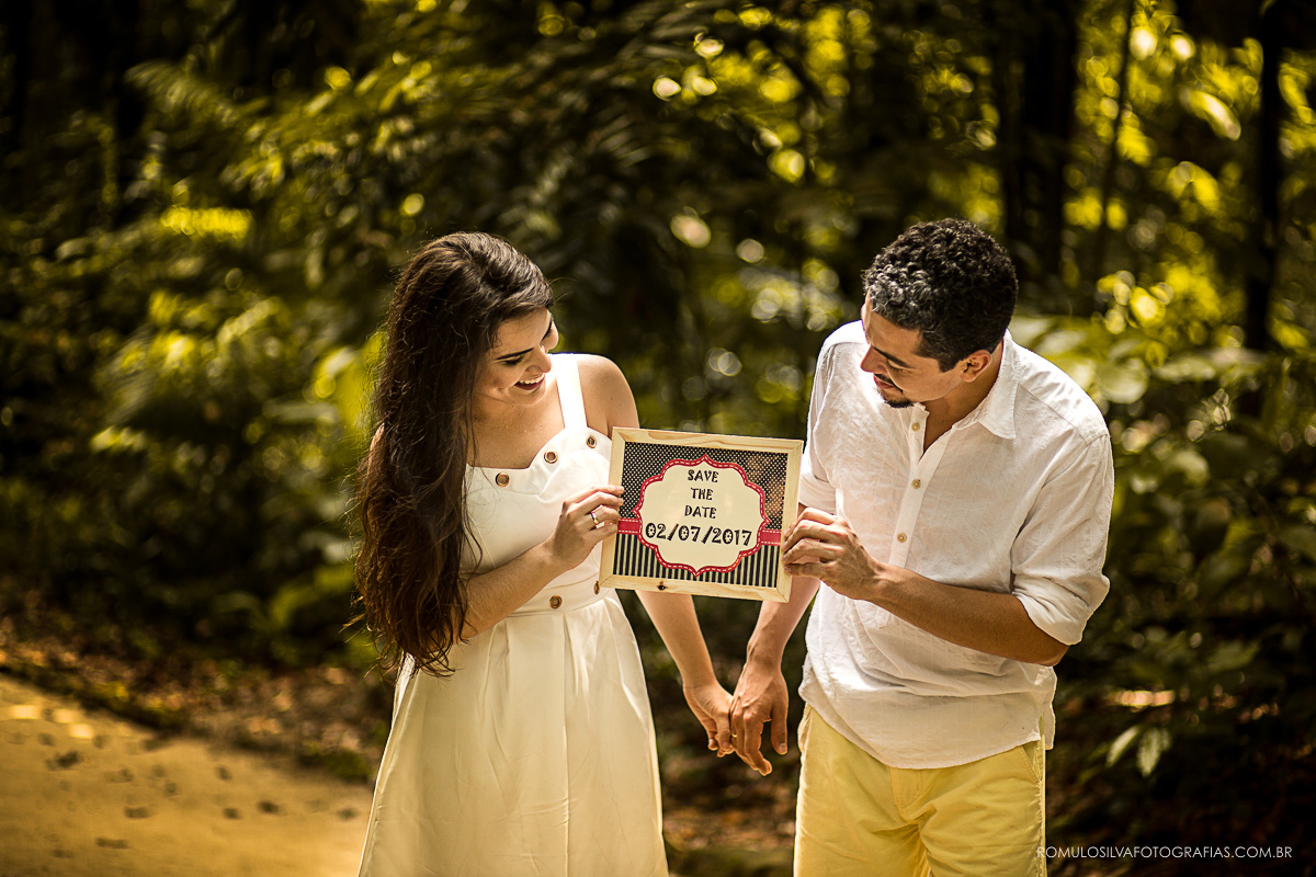 fotos criativa de ensaio pré casamento no bosque rodrigues alves em belém