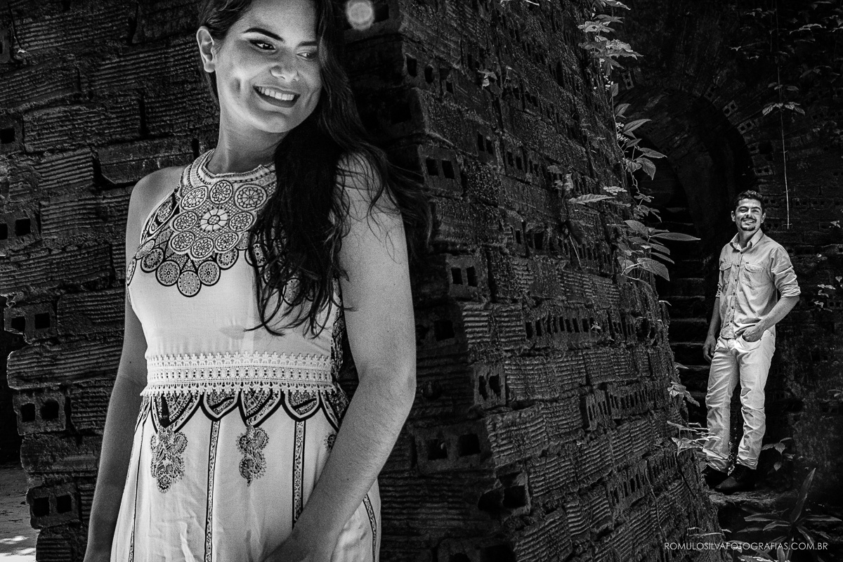 fotos criativa de ensaio pré casamento no bosque rodrigues alves em belém