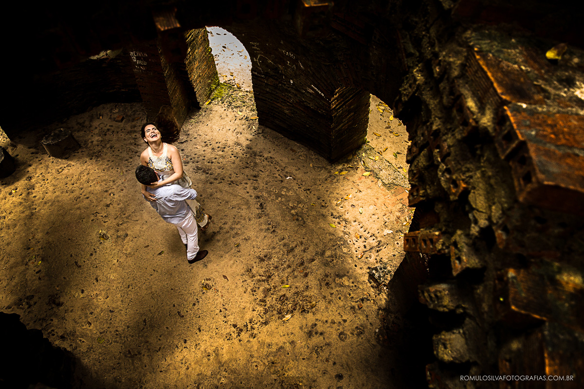 fotos criativa de ensaio pré casamento no bosque rodrigues alves em belém