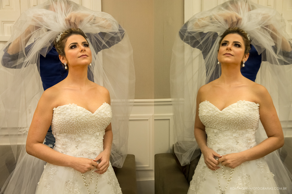 making of da noiva Natalia na maquiagem do junior fiel e colocando o véu