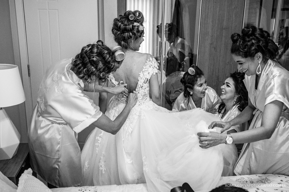 fotos criativas e espontáneas do making of da Taynah