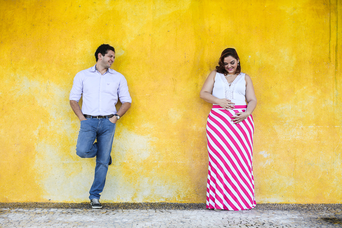 Ensaio romântico  de Gestante