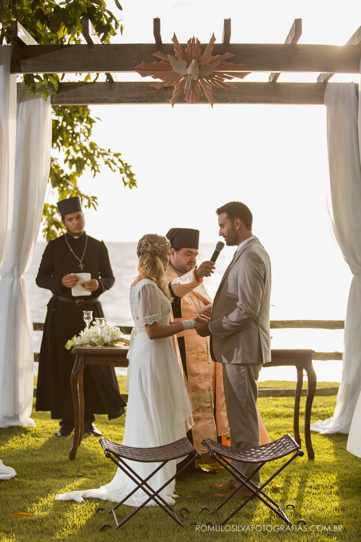 voto do noivo em cerimonia ao ar livre 