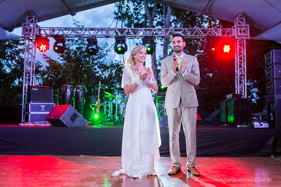discurso sos noivos em festa de casamento no chalé da zuzu