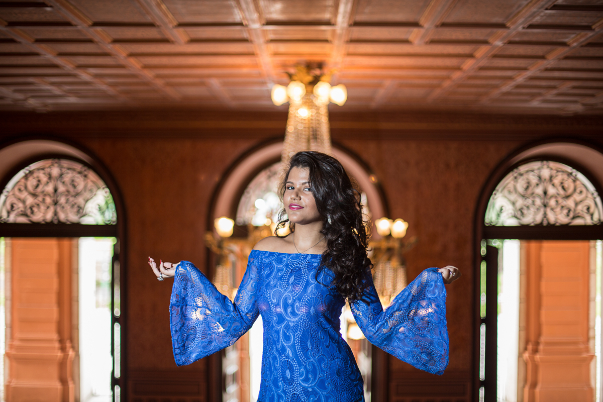 Ensaio de 15 anos da Laiz no teatro da Paz em Belém PA