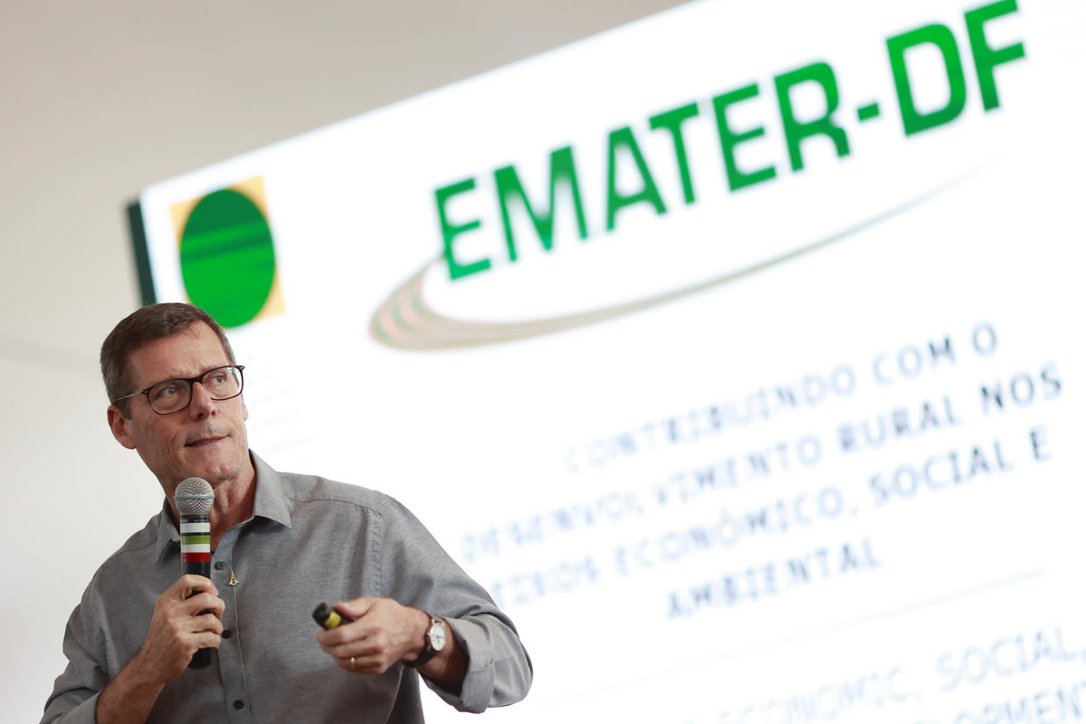 Palestra da Emater-DF durante programação técnica da AgroBrasília 2026