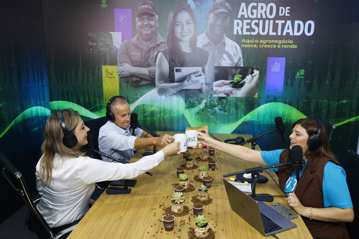 Programa Agro de Resultado em gravação durante a AgroBrasília 2026