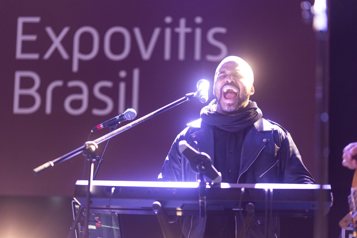 Programação musical e cultural movimenta a Expovitis Brasil 2026 e integra as experiências oferecidas aos visitantes da feira. Foto: Wenderson Araujo/Trilux