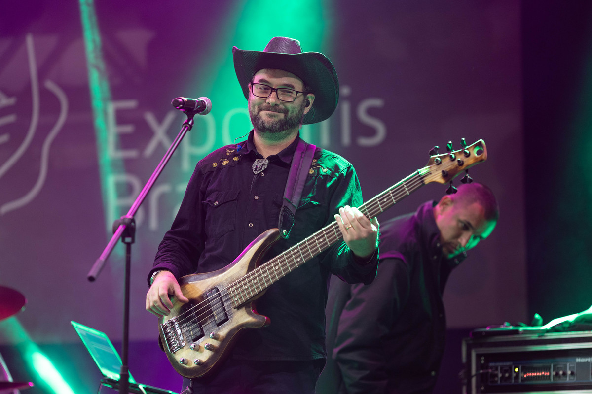 Música ao vivo faz parte da programação da Expovitis Brasil 2026, unindo vinho, gastronomia, cultura e entretenimento em Brasília. Foto: Wenderson Araujo/Trilux