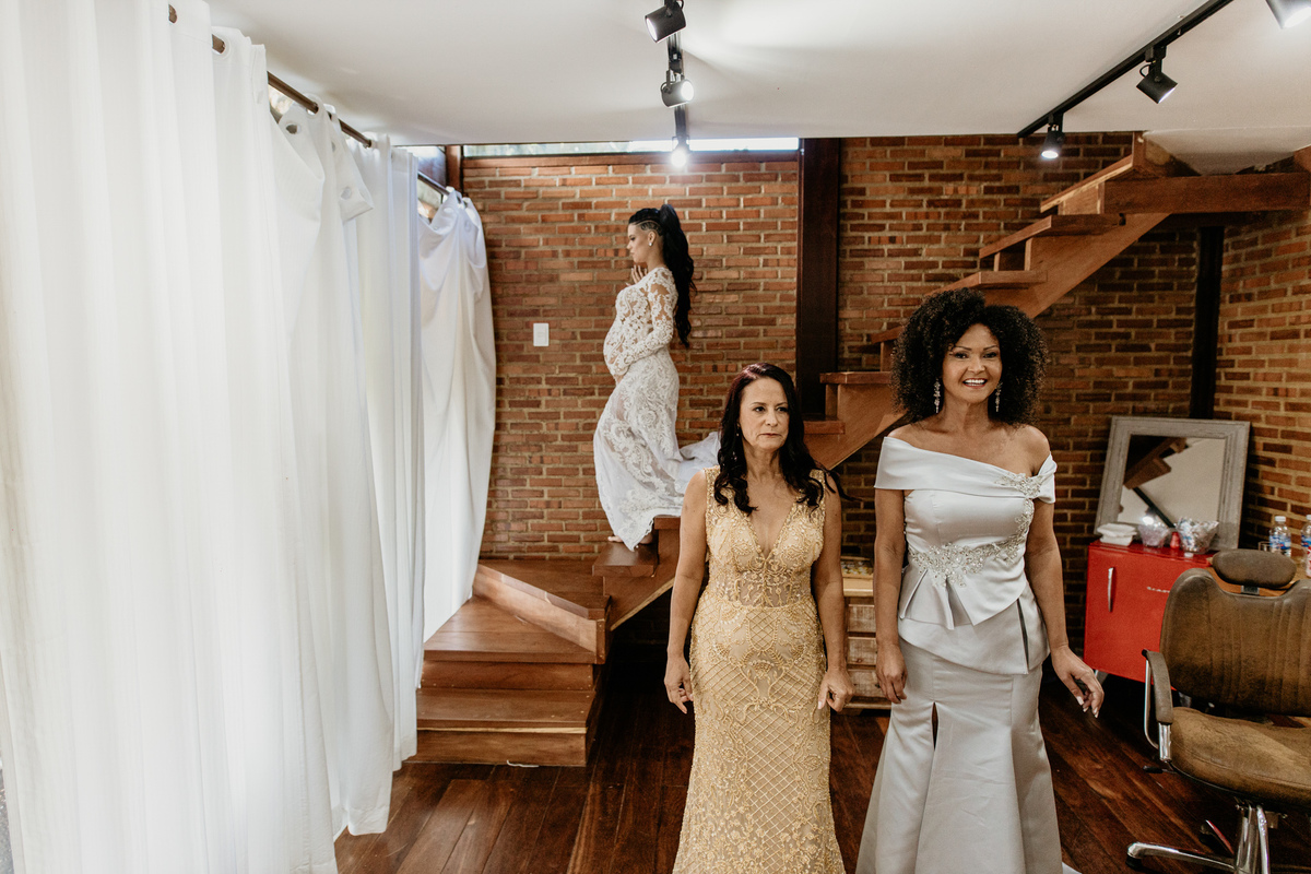 noiva e mae making of