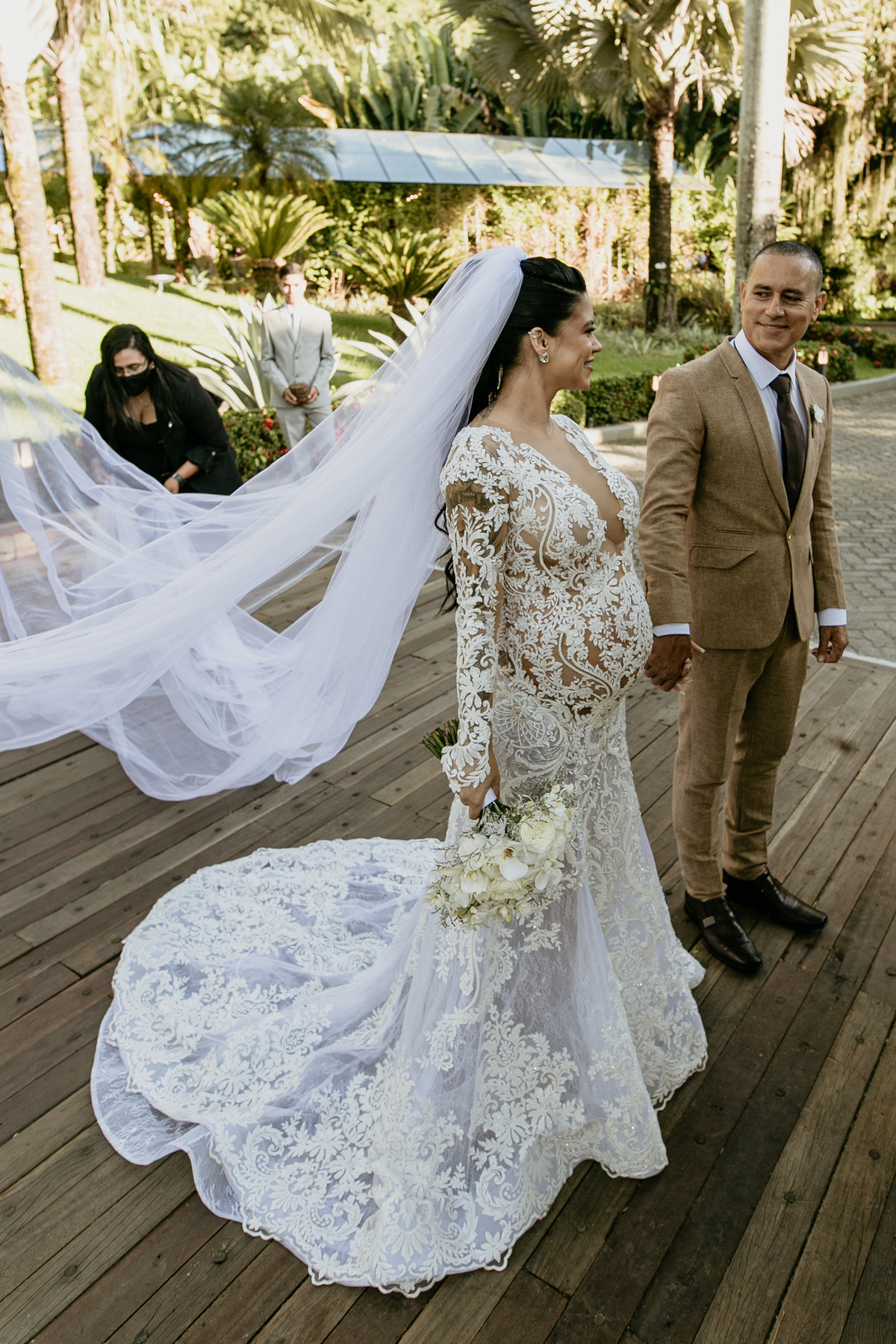 enpai da noiva na entradatrada da noiva com o pai