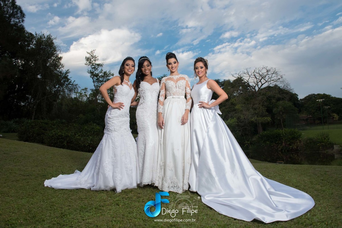 Várias noivas, lindas