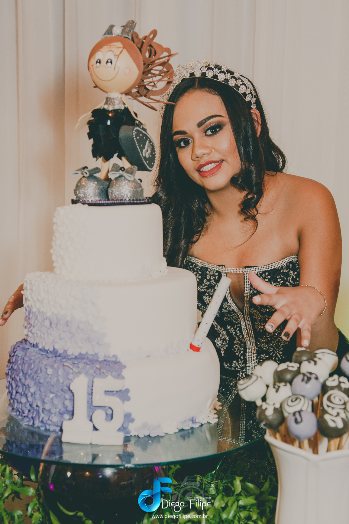 meus 15 anos com bolo