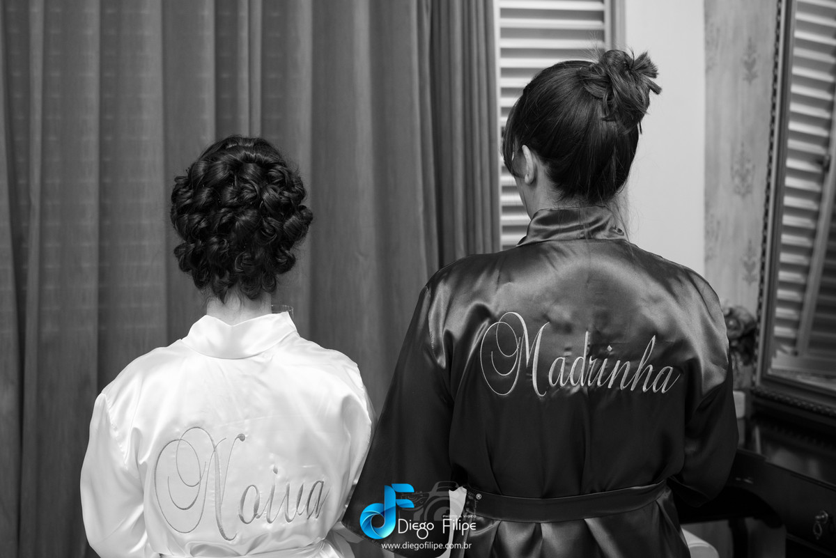 Roupão da noiva e madrinha