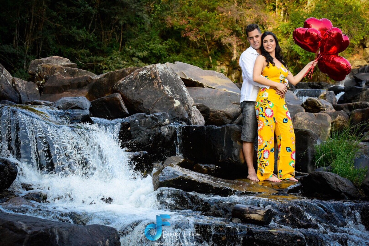 Amor na cachoeira