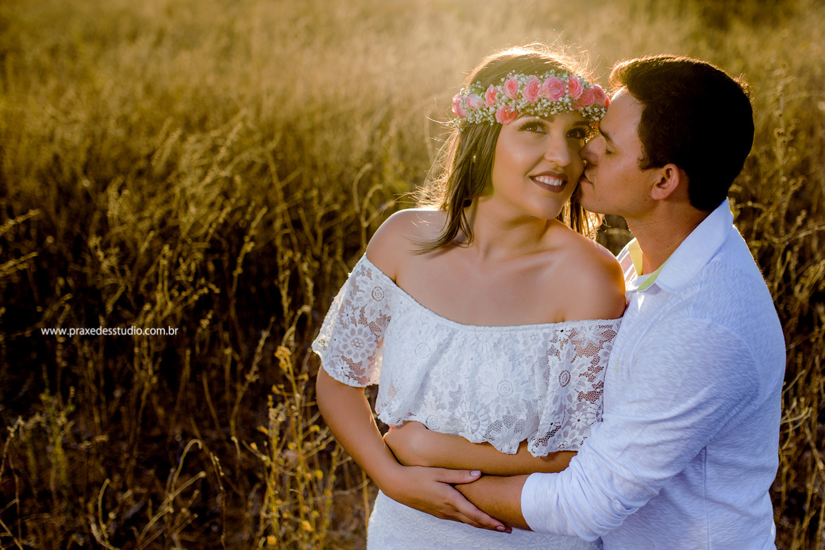 romance ao por do sol