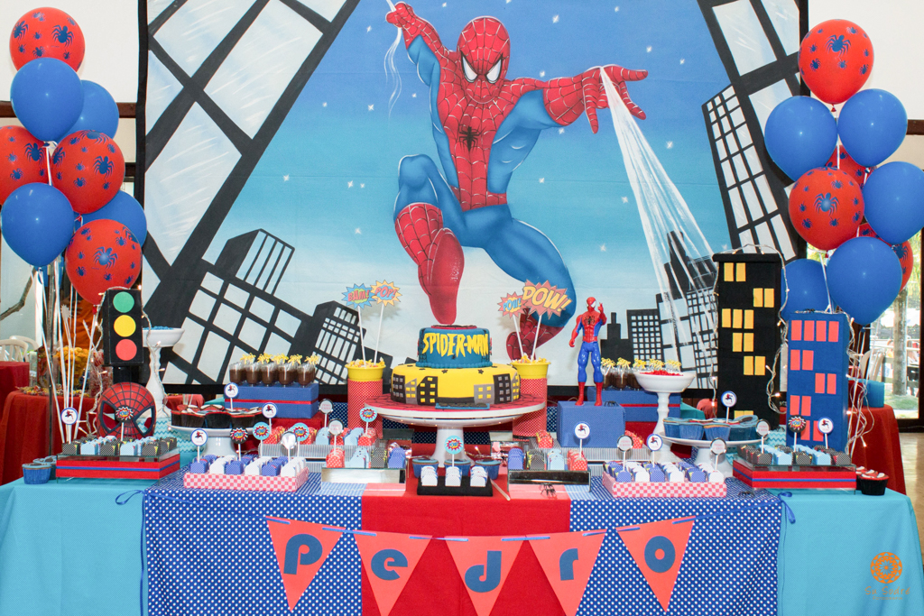 Su Sodré Fotografia-Festa Infantil tema Homem Aranha-Pedro 6 anos