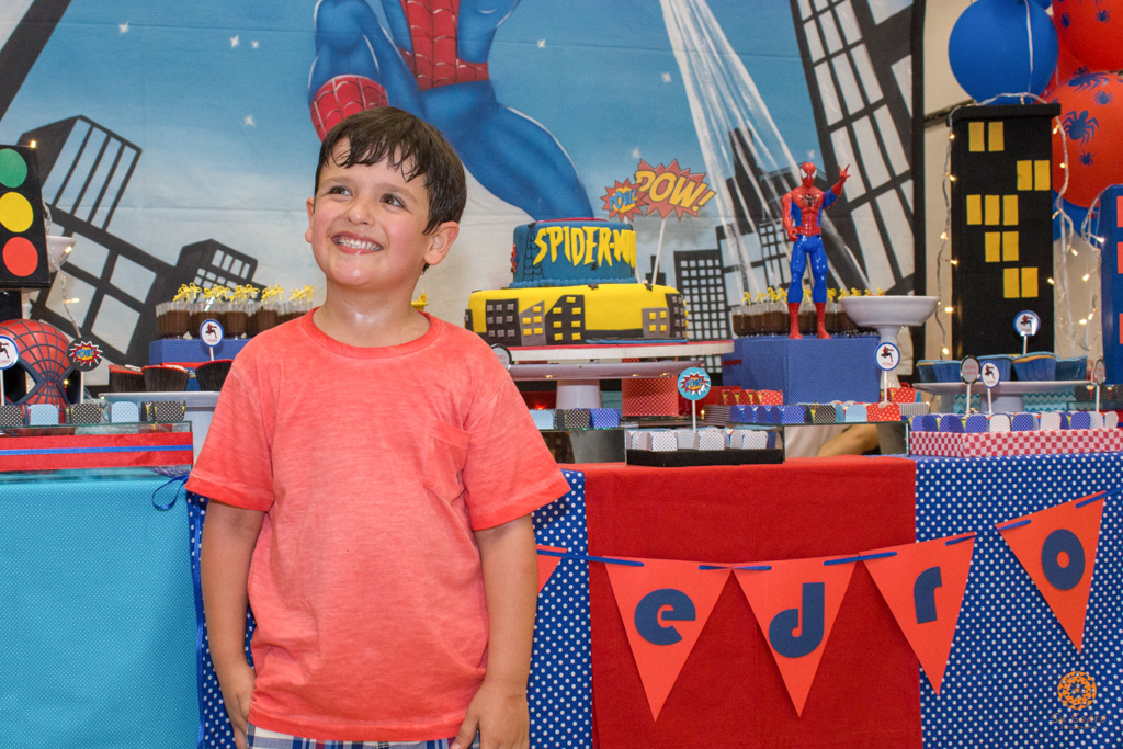 Su Sodré Fotografia-Festa Infantil tema Homem Aranha-Pedro 6 anos