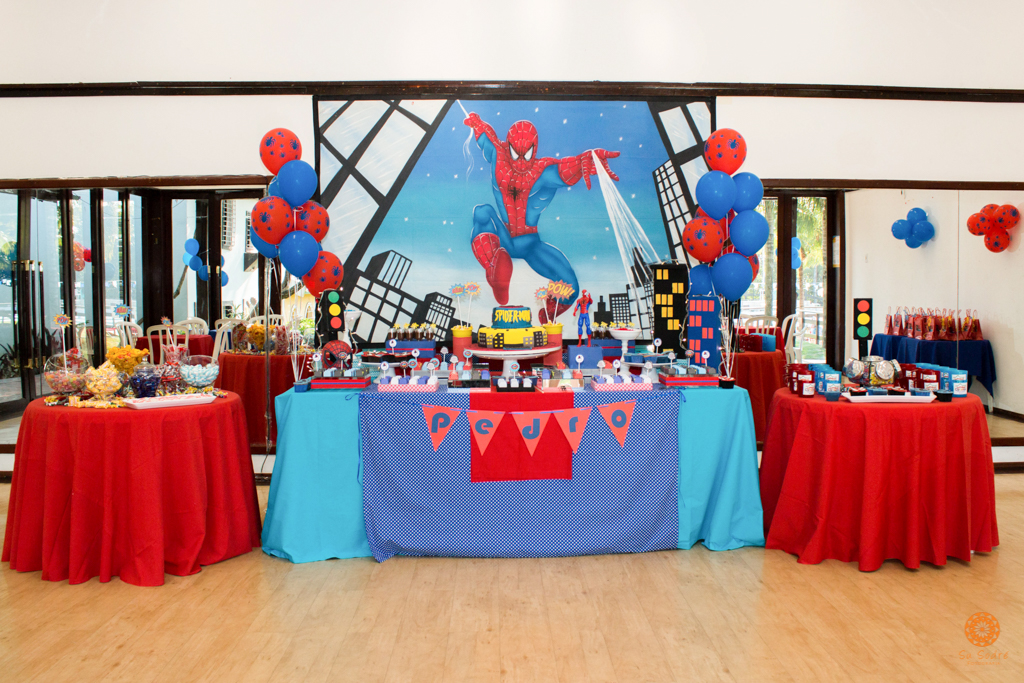 Su Sodré Fotografia-Festa Infantil tema Homem Aranha-Pedro 6 anos