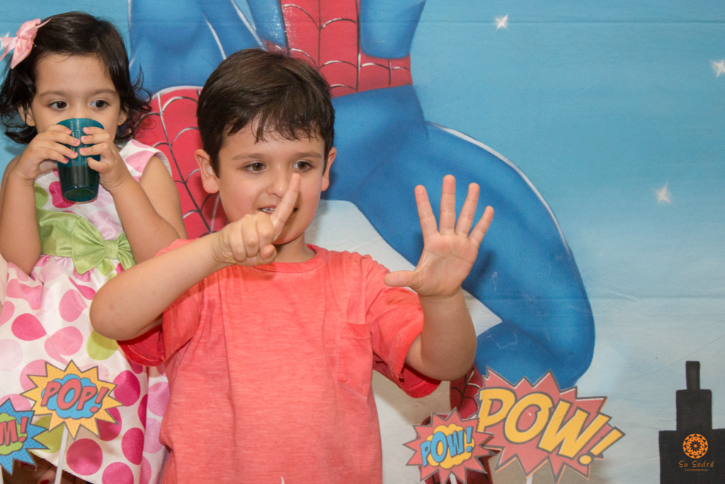 Su Sodré Fotografia-Festa Infantil tema Homem Aranha-Pedro 6 anos