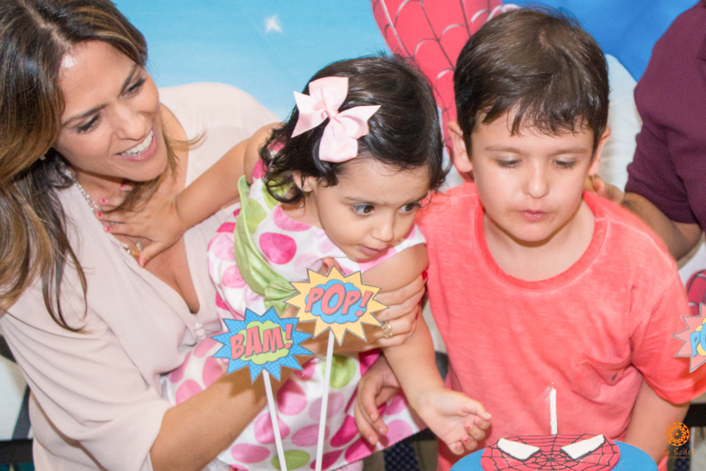 Su Sodré Fotografia-Festa Infantil tema Homem Aranha-Pedro 6 anos