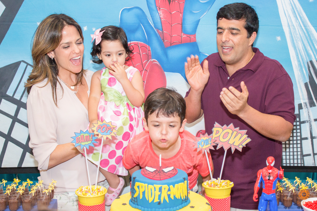 Su Sodré Fotografia-Festa Infantil tema Homem Aranha-Pedro 6 anos