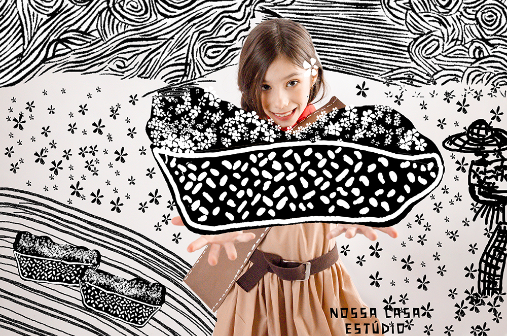 ensaio fotográfico projeto luzes do sertão crianças ilustração cordel lampião maria bonita cangaceiro são joão rio de janeiro Niterói são Gonçalo