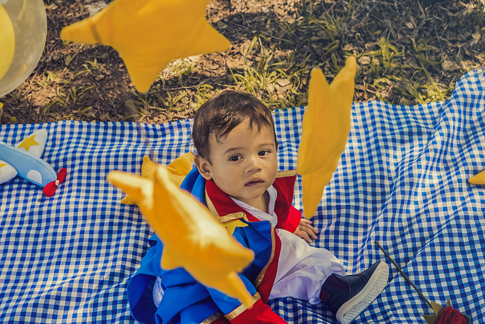 ensaio fotográfico pre aniversario temático pequeno príncipe bebe menino book fotografia picnic fantasia estúdio rio de janeiro niteroi são Gonçalo