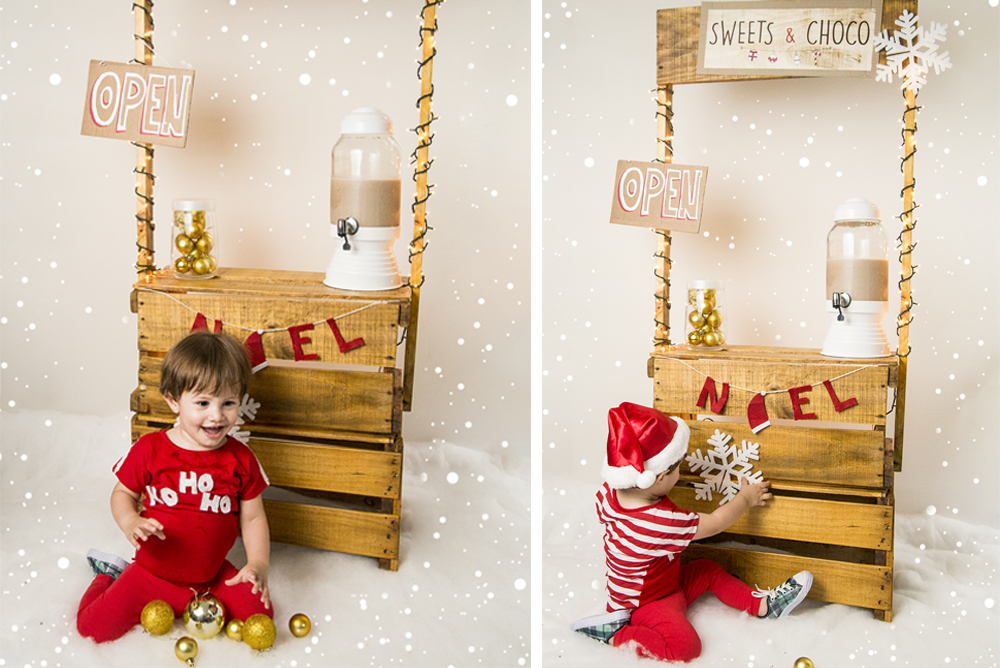 ensaio fotográfico natal bebe infantil miniensaio papai noel loja brinquedo book fotografia closes retrato rio de janeiro niteroi são Gonçalo