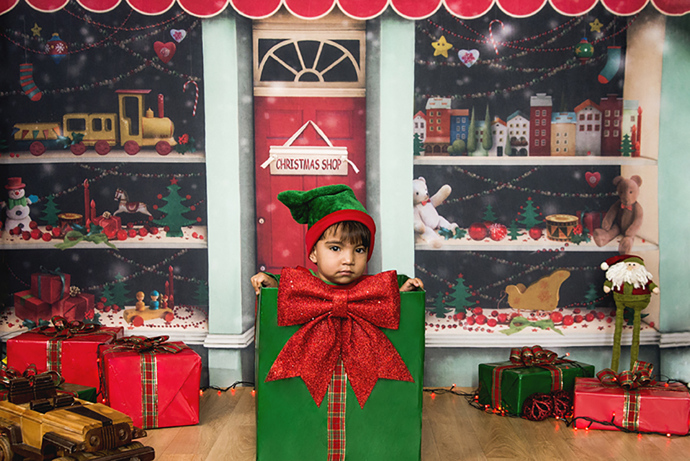 ensaio fotográfico natal bebe infantil miniensaio papai noel loja brinquedo book fotografia closes retrato rio de janeiro niteroi são Gonçalo