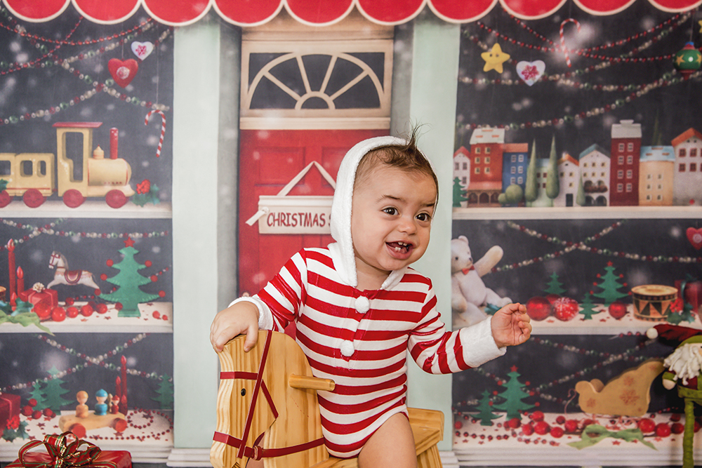 ensaio fotográfico natal bebe infantil miniensaio papai noel loja brinquedo book fotografia closes retrato rio de janeiro niteroi são Gonçalo