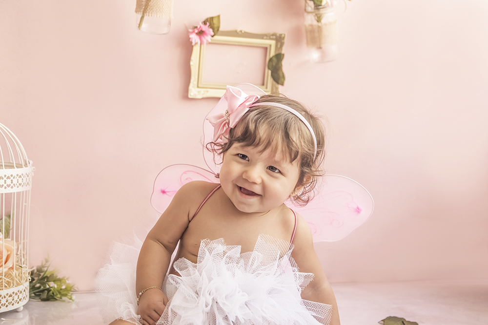 ensaio fotografico pre aniversário menina bebe infantil  book fotografia acompanhamento trimestral smash the cake bolo borboleta closes retrato flores rio de janeiro niteroi são Gonçalo