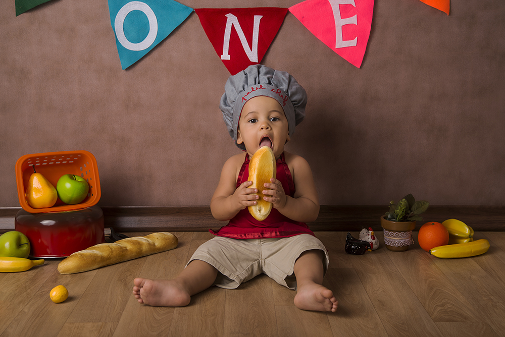 ensaio fotografico pre aniversário menino bebe infantil  book fotografia acompanhamento trimestral smash the fruit chef de cozinha retrato banheira pos banho rio de janeiro niteroi são Gonçalo