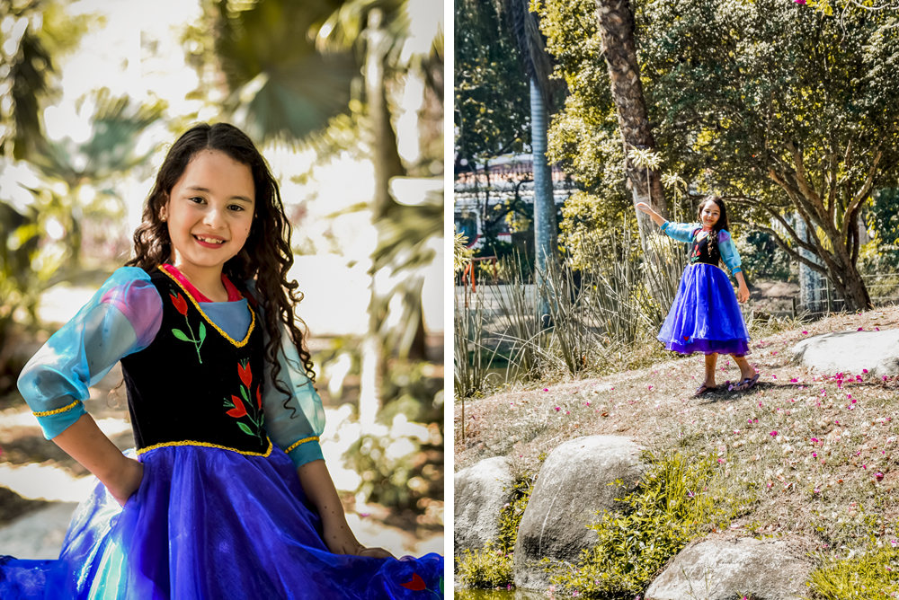 ensaio fotografico book fotografia externo modelo infantil criança menina temático tema frozen sininho peter pan Disney walt Disney world campo de são bento parque rio de janeiro niteroi são Gonçalo