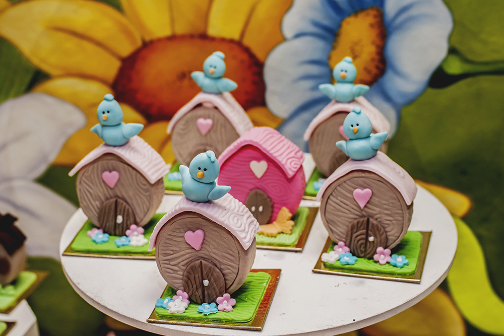 Cobertura fotográfica infantil primeiro aniversário menina tema temático jardim encantado fotografia comemoração docinhos bolo casa de festas estação faz de conta niteroi rio de janeiro são Gon&ccedi