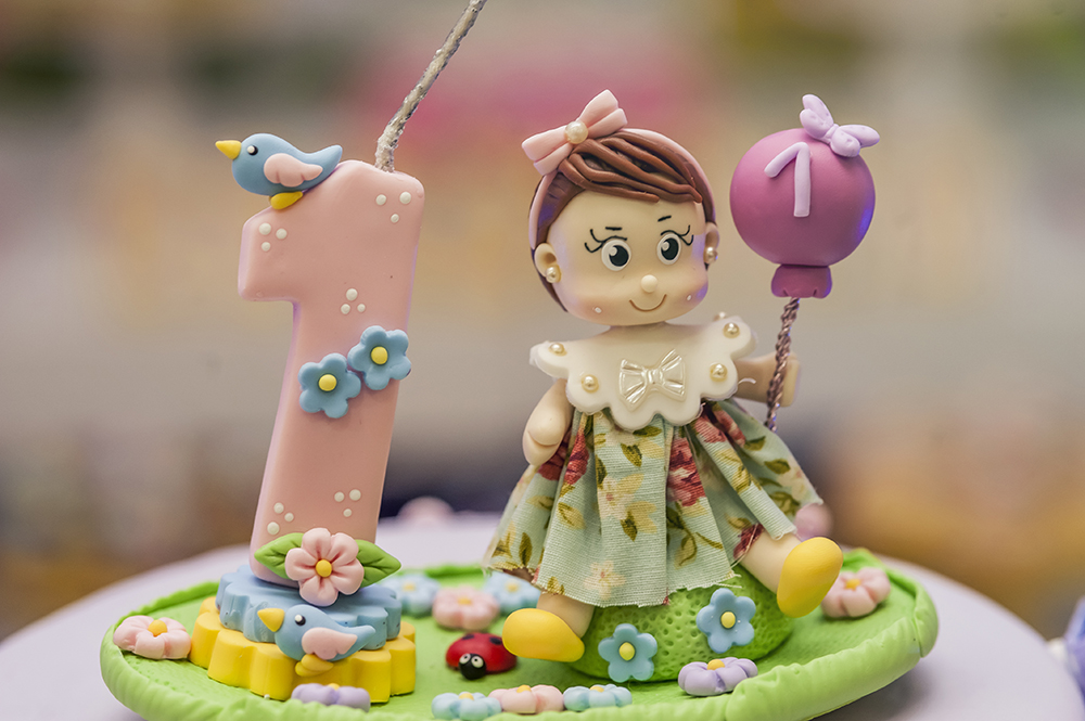 Cobertura fotográfica infantil primeiro aniversário menina tema temático jardim encantado fotografia comemoração docinhos bolo casa de festas estação faz de conta niteroi rio de janeiro são Gon&ccedi