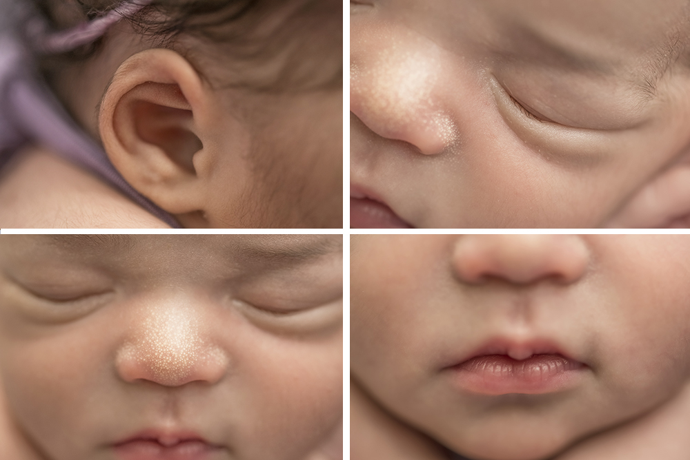 ensaio fotográfico newborn menina bebe recém nascida book fotografia estúdio unicórnio rio de janeiro niteroi são Gonçalo detalhes retrato