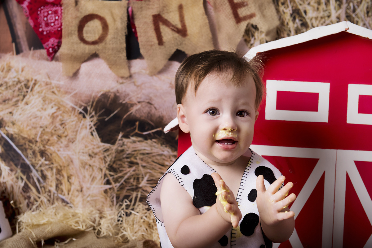 Ensaio smash the cake, ensaio bebê, fotógrafa em Niterói, smash the cake Niterói, smash the cake Rio de Janeiro, smash the cake São Goncalo, smash the cake temático, nossa casa petit, ensaio fotográfico, sessão fotográfica, fazendinha, splash
