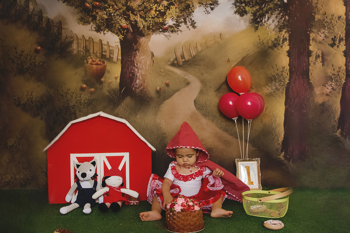 Ensaio smash the cake, ensaio bebê, fotógrafa em Niterói, smash the cake Niterói, smash the cake Rio de Janeiro, smash the cake São Goncalo, smash the cake temático, nossa casa petit, ensaio fotográfico, sessão fotográfica, chapeuzinho vermelho, splash