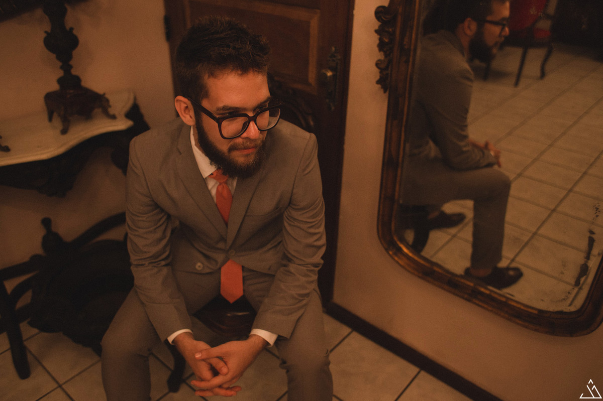 Fotógrafo de casamento em caruaru, recife, pernambuco. Jessica mendes fotografia. Casamento Ithala e Rafael. noivo